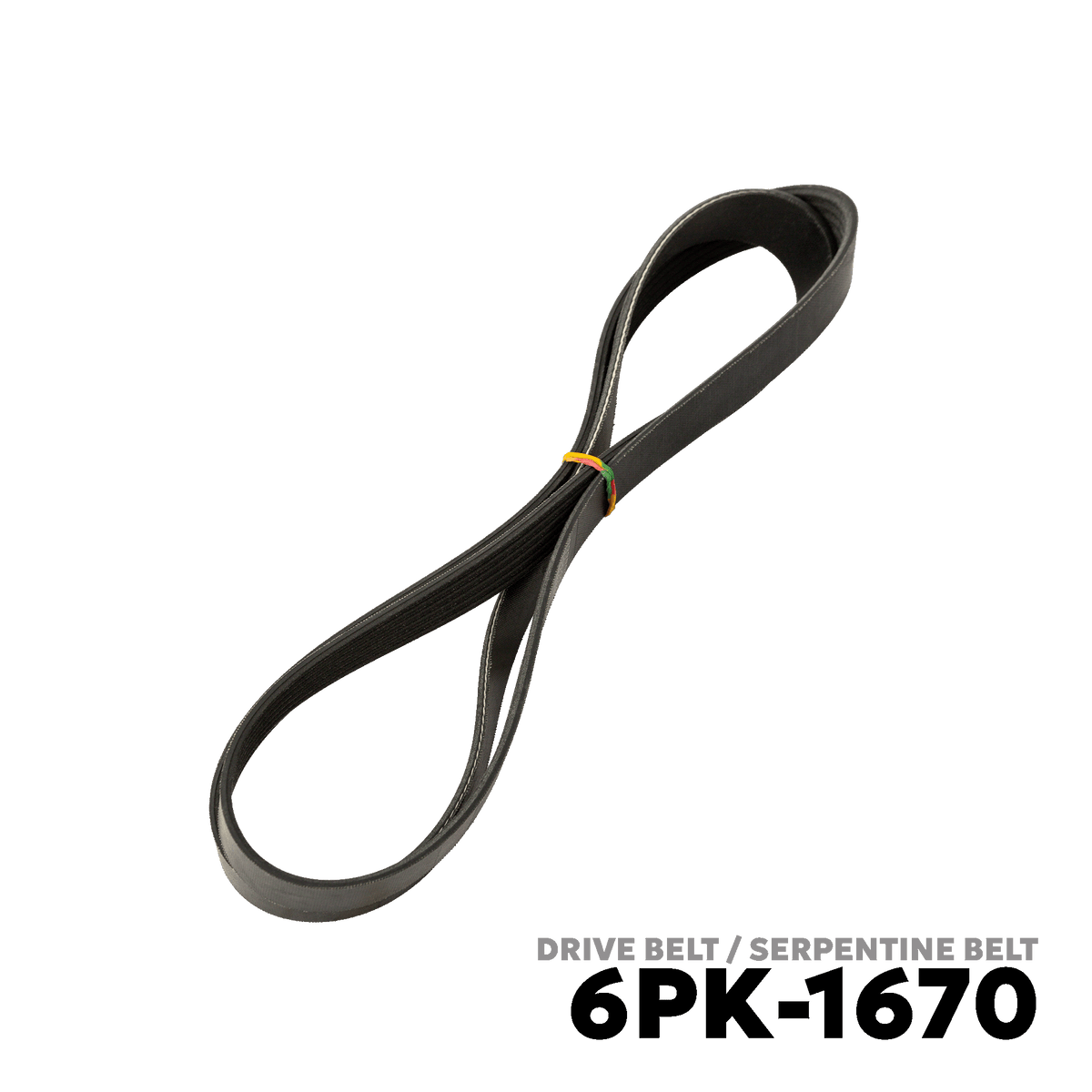 2016 - PRESENT MITSUBISHI MONTERO SPORT GEN 3 DRIVE BELT - BANDO 6PK-1670