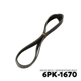 2016 - PRESENT MITSUBISHI MONTERO SPORT GEN 3 DRIVE BELT - BANDO 6PK-1670