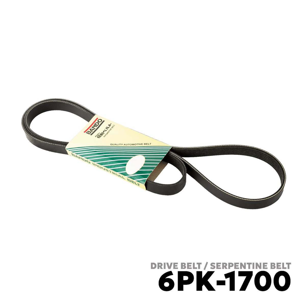 2008 - 2013 TOYOTA COROLLA GEN 10 DRIVE BELT - BANDO 6PK-1700
