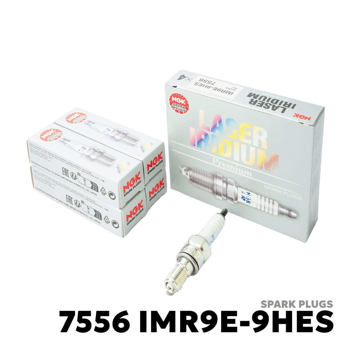 2008 - 2021 HONDA CBR 1000RR FIREBLADE SPARK PLUGS - NGK - 7556 IMR9E-9HES