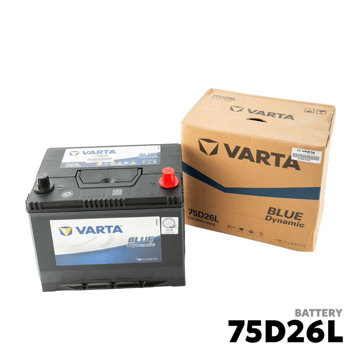 2005 - 2015 TOYOTA INNOVA GAS BATTERY - VARTA - 75D26L