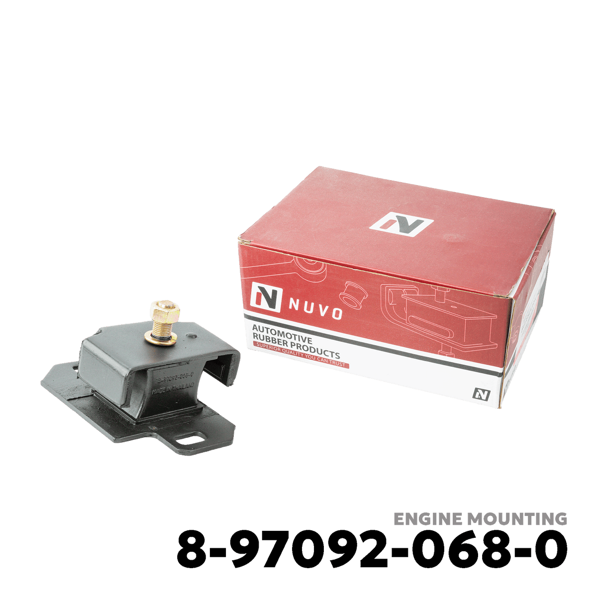 1994 - 2006 ISUZU ELF NHR / NKR ENGINE MOUNTING - NUVO-PRO - 8-97092-068-0