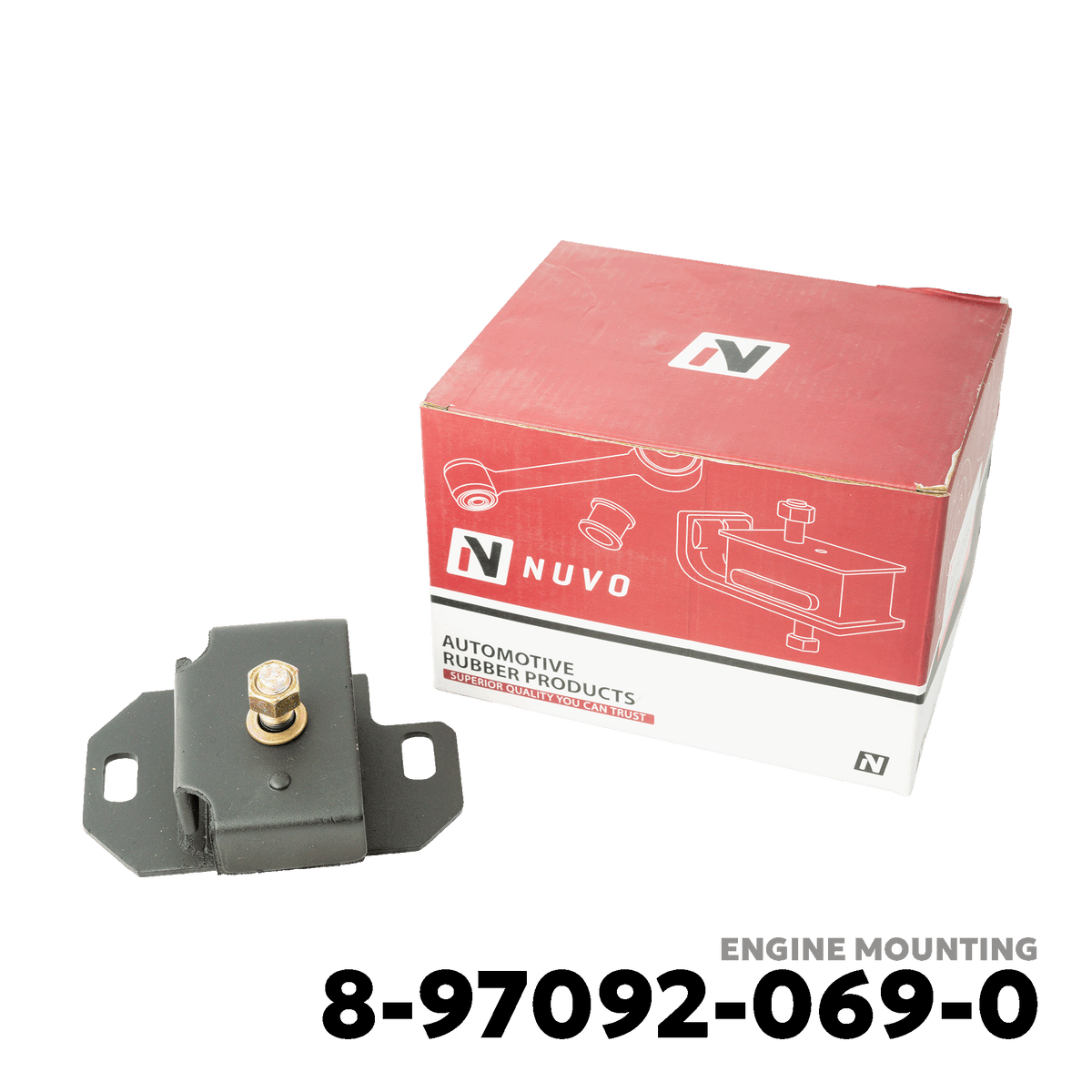 1994 - 2006 ISUZU ELF NHR / NKR ENGINE MOUNTING - NUVO-PRO - 8-97092-069-0