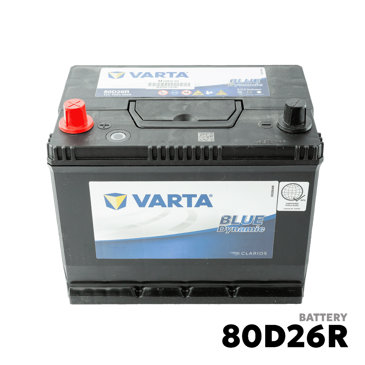 2001 - 2006 ISUZU CROSSWIND / SPORTIVO BATTERY - VARTA - 80D26R
