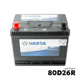 2001 - 2006 ISUZU CROSSWIND / SPORTIVO BATTERY - VARTA - 80D26R