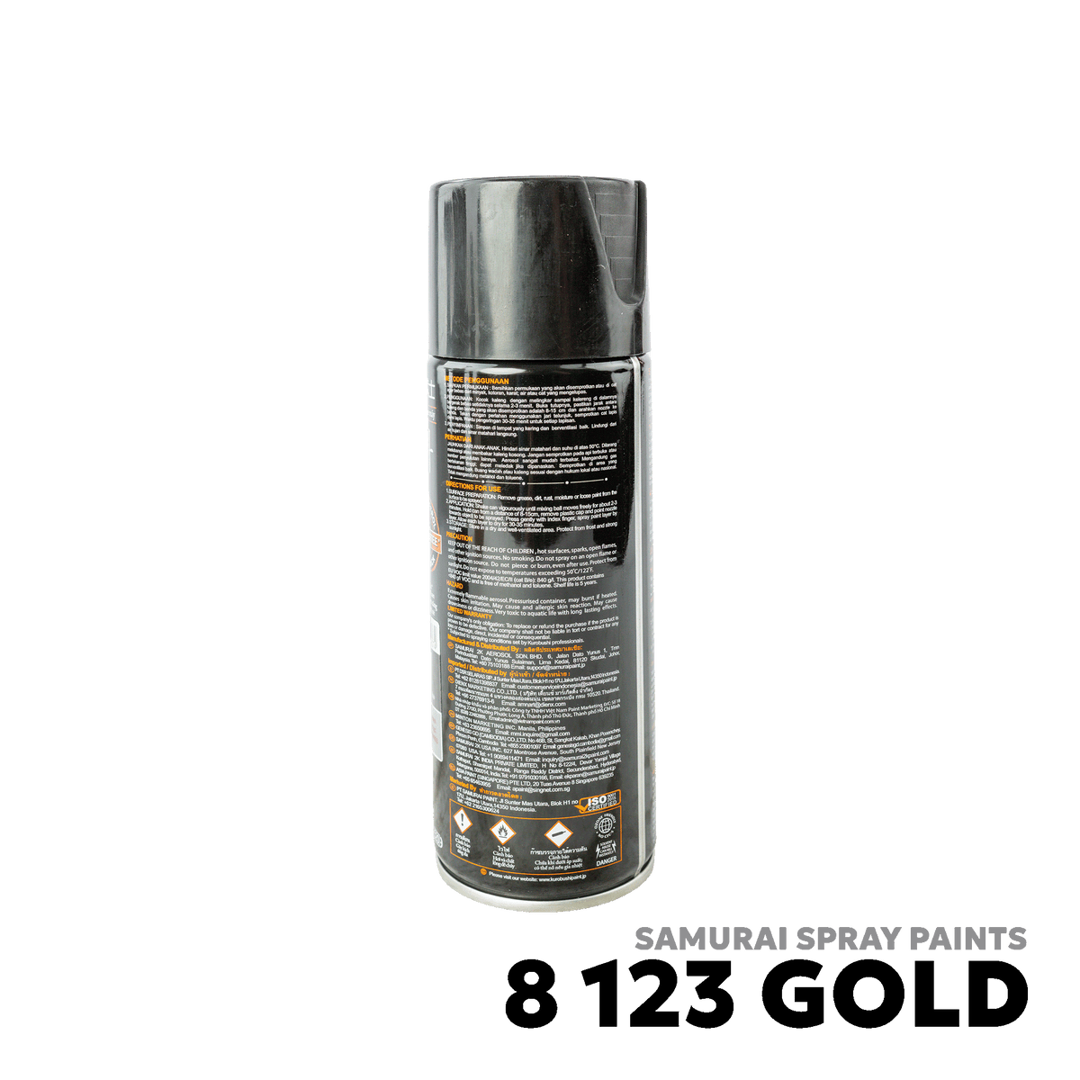 ALL VEHICLES SPRAY PAINT - SAMURAI - 8 123 GOLD