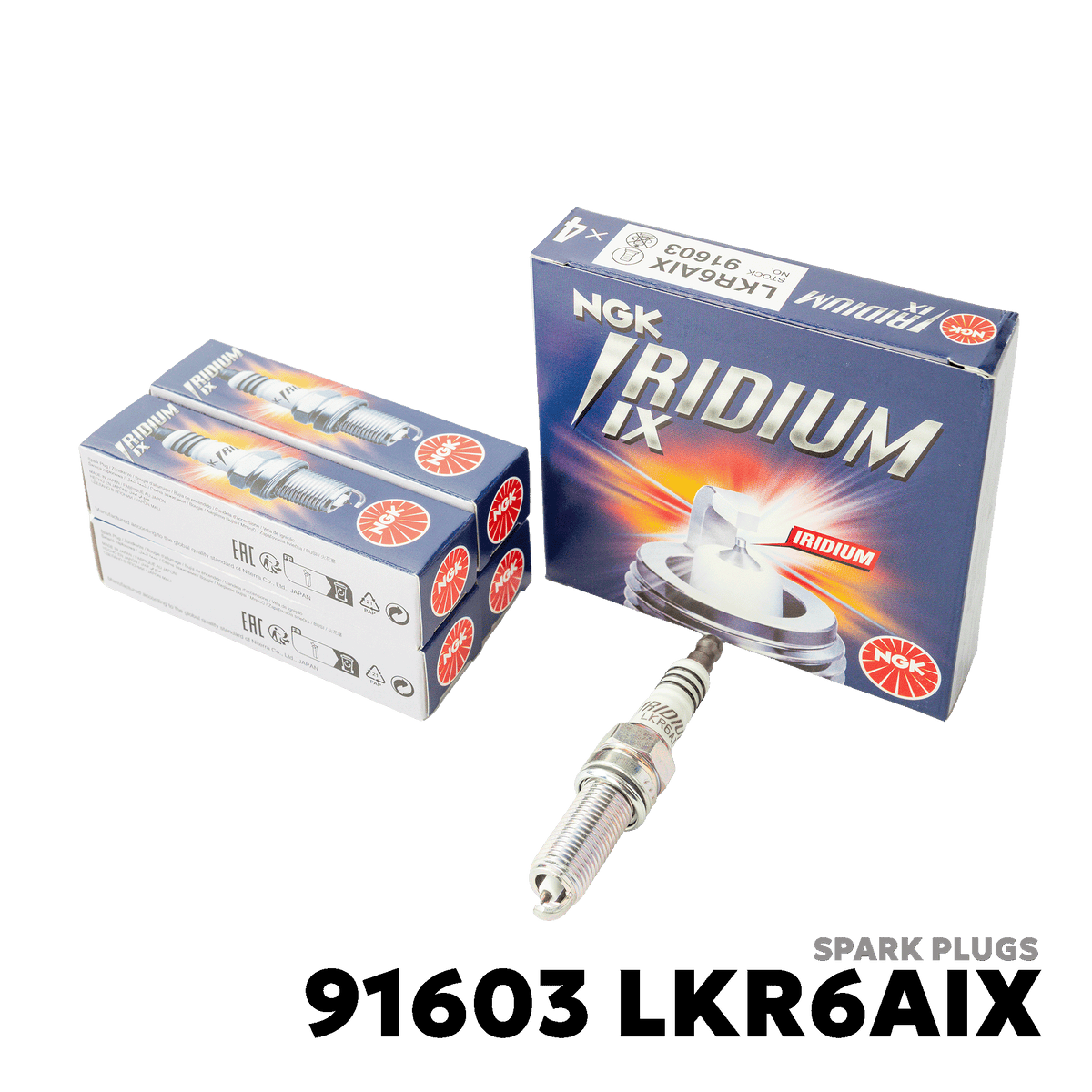 2014 - 2026 TOYOTA WIGO SPARK PLUGS - NGK - 91603 LKR6AIX