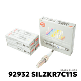 2012 - 2015 HONDA CIVIC GEN 9 SPARK PLUGS - NGK - 92932 SILZKR7C11S