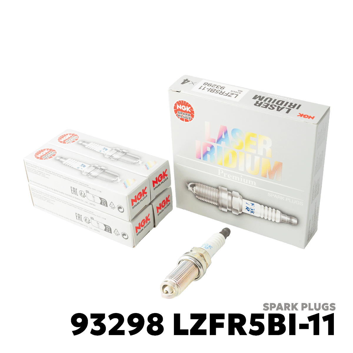 2012 - 2026 MITSUBISHI MIRAGE HATCHBACK SPARK PLUGS - NGK - 92932 SILZKR7C11S
