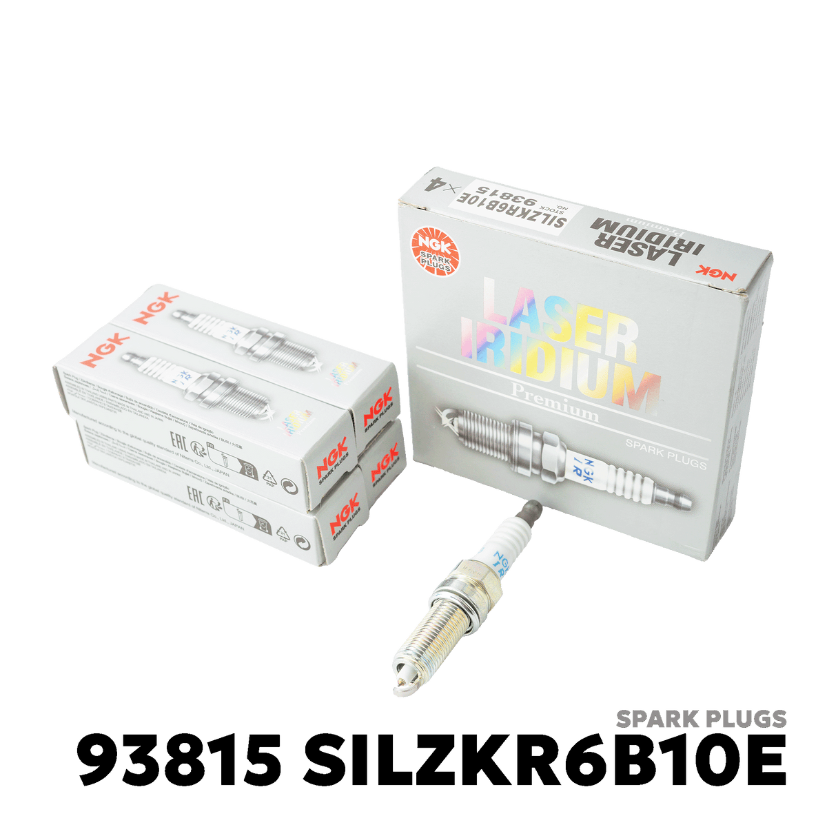 2011 - 2019 HYUNDAI ACCENT SPARK PLUGS - NGK - 93815 SILZKR6B10E