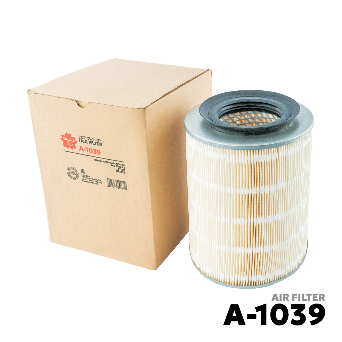 1993 - 1999 MITSUBISHI FUSO CANTER 4D33 / 4D35 AIR FILTER - SAKURA A-1039