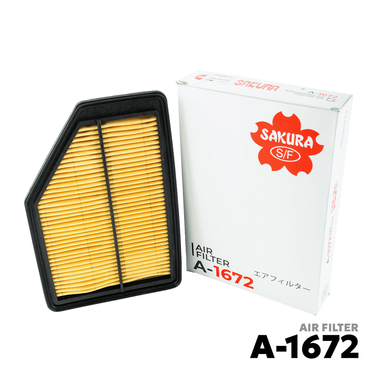 2007 - 2012 HONDA CR-V R20A / R20A2 AIR FILTER - SAKURA A-1672