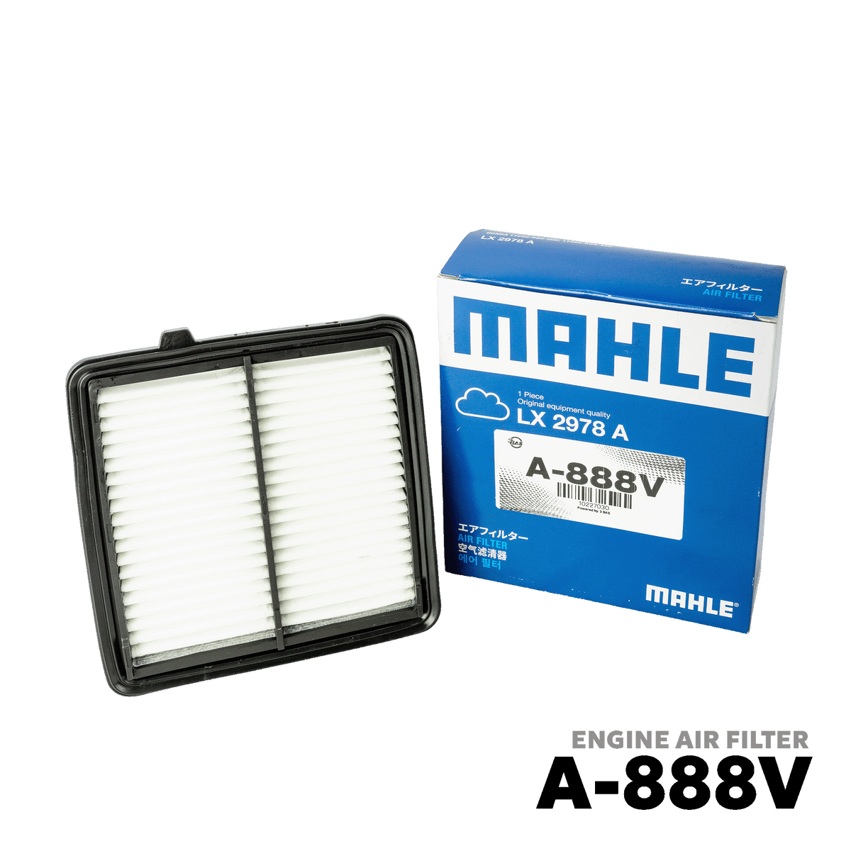 2009 - 2014 HONDA CITY GEN 3 / 4 L13A / L15A7 ENGINE AIR FILTER - MAHLE - A-888V
