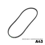 1989 - 2004 TOYOTA HILUX / HIACE DSL DRIVE BELT - BANDO A-43