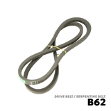 1978 - 1993 ISUZU ELF / FORWARD 4BA1 / 4BC2 / 4BD1 / 6BD1 DRIVE BELT - BANDO B-62