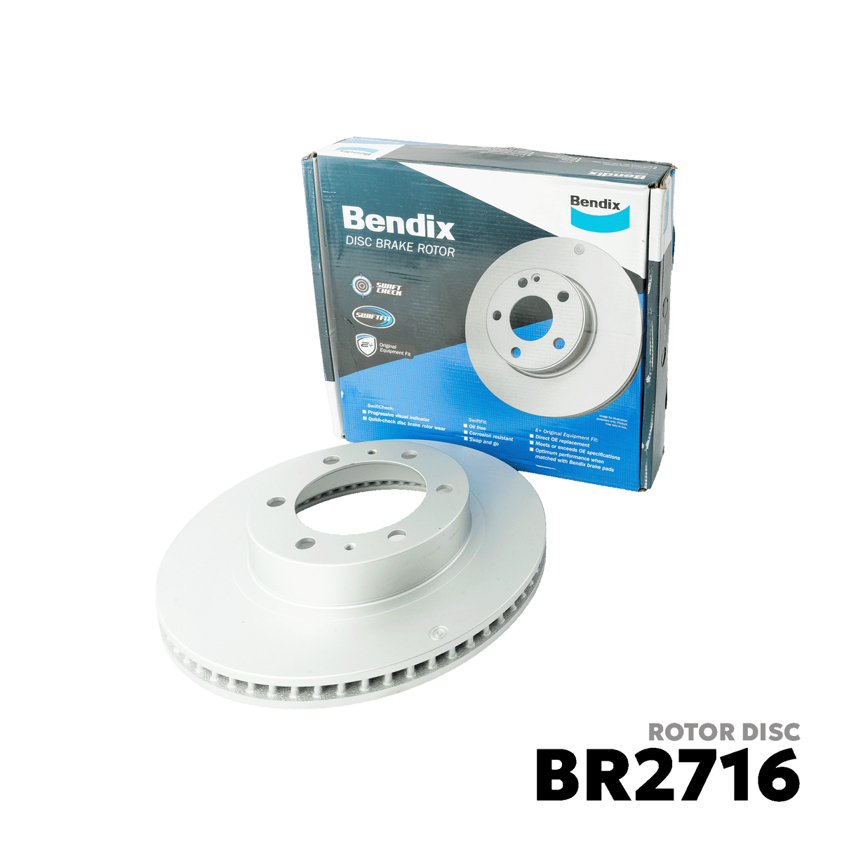 2005 - 2020 TOYOTA HILUX ROTOR DISC - BENDIX BR2716