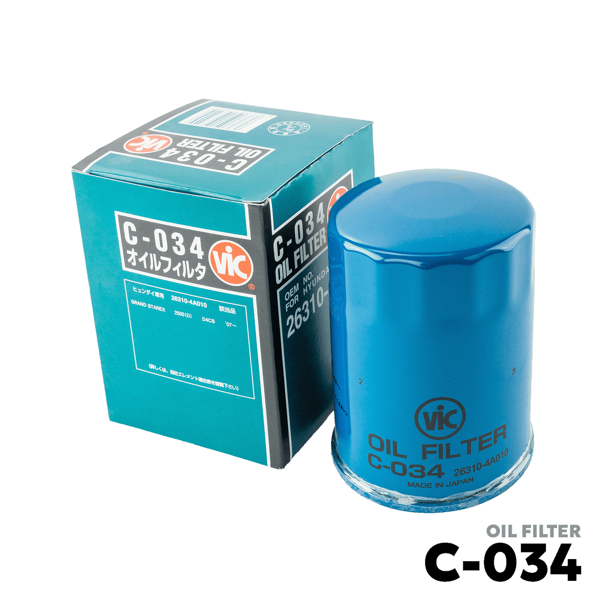 1997 - 2018 HYUNDAI GRAND STAREX OIL FILTER - VIC C-034