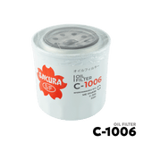 1982 - 1992 MITSUBISHI FUSO CANTER FE317, FE334, FE434, FE439, FE444, FE449, FG335 OIL FILTER - SAKURA C-1006