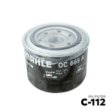 1993 - 1998 TOYOTA TAMARAW FX DSL OIL FILTER - MAHLE - C-112