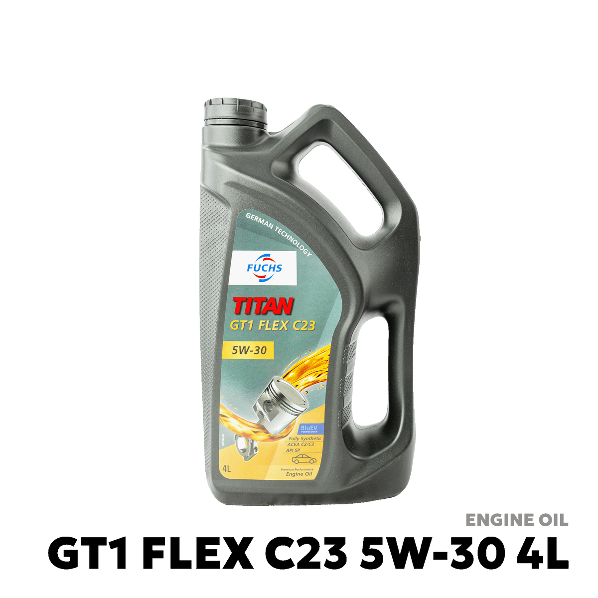 2016 - PRESENT TOYOTA INNOVA 2GD-FTV / 1GD-FTV ENGINE OIL - FUCHS - C23 5W-30 4L