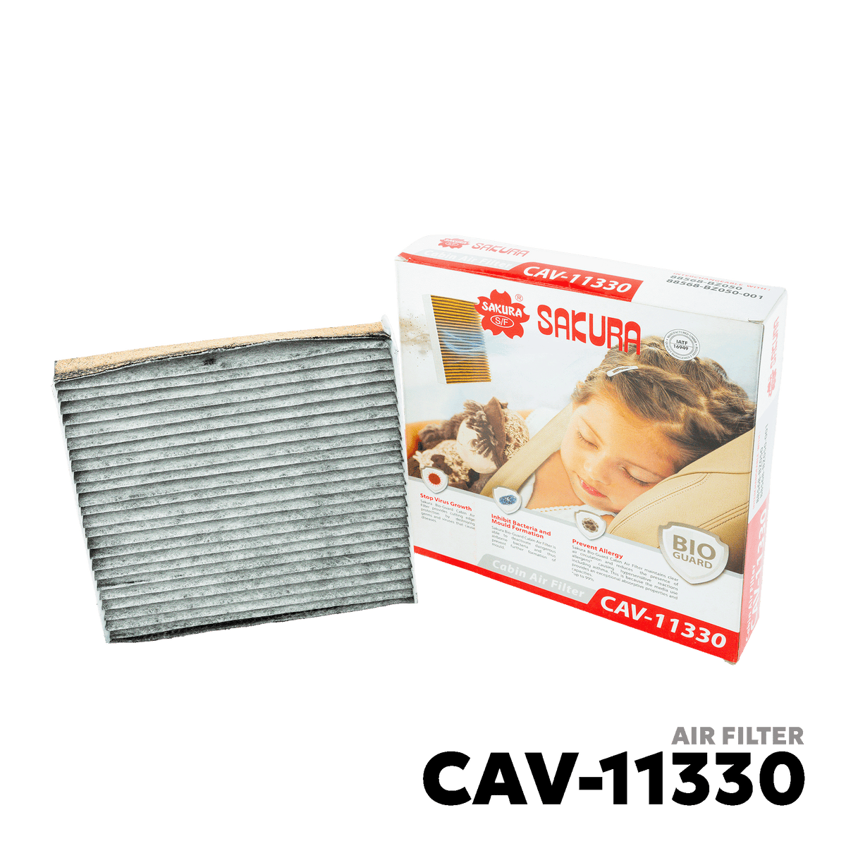 2014 - 2023 TOYOTA WIGO 1KR-DE / 1KR-VE AIR FILTER - SAKURA CAV-11330