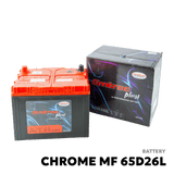 2005 - 2015 TOYOTA FORTUNER / INNOVA / HILUX BATTERY - EMTRAC PLUS - CHROME MF 65D26L