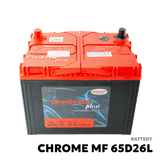 2005 - 2015 TOYOTA FORTUNER / INNOVA / HILUX BATTERY - EMTRAC PLUS - CHROME MF 65D26L