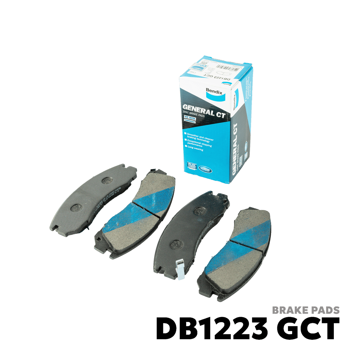 1992 - 2003 MITSUBISHI PAJERO BRAKE PAD - BENDIX DB1223 GCT