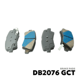 2012 - 2021 HYUNDAI ACCENT BRAKE PAD - BENDIX DB2076 GCT