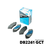 2013 - PRESENT TOYOTA VIOS BRAKE PAD - BENDIX DB2261 GCT