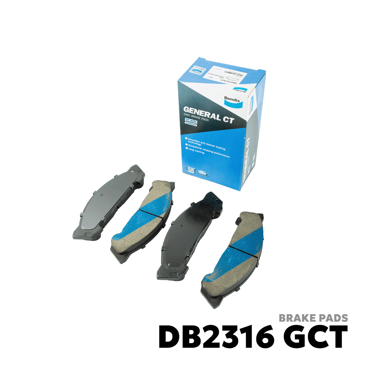 1990 - 2007 ISUZU ELF NKR / 63 / 66 BRAKE PAD - BENDIX DB2316 GCT