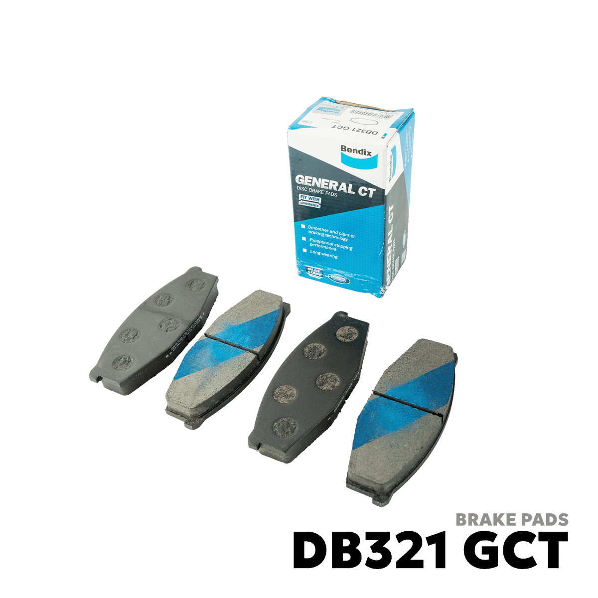 1982 - 1997 NISSAN PATROL / SAFARI BRAKE PAD - BENDIX DB321 GCT