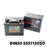 2010 - 2017 CHEVROLET CRUZE BATTERY - EMTRAC PLUS - PLATINUM DIN55 555112050