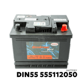 2010 - 2017 CHEVROLET CRUZE BATTERY - EMTRAC PLUS - PLATINUM DIN55 555112050