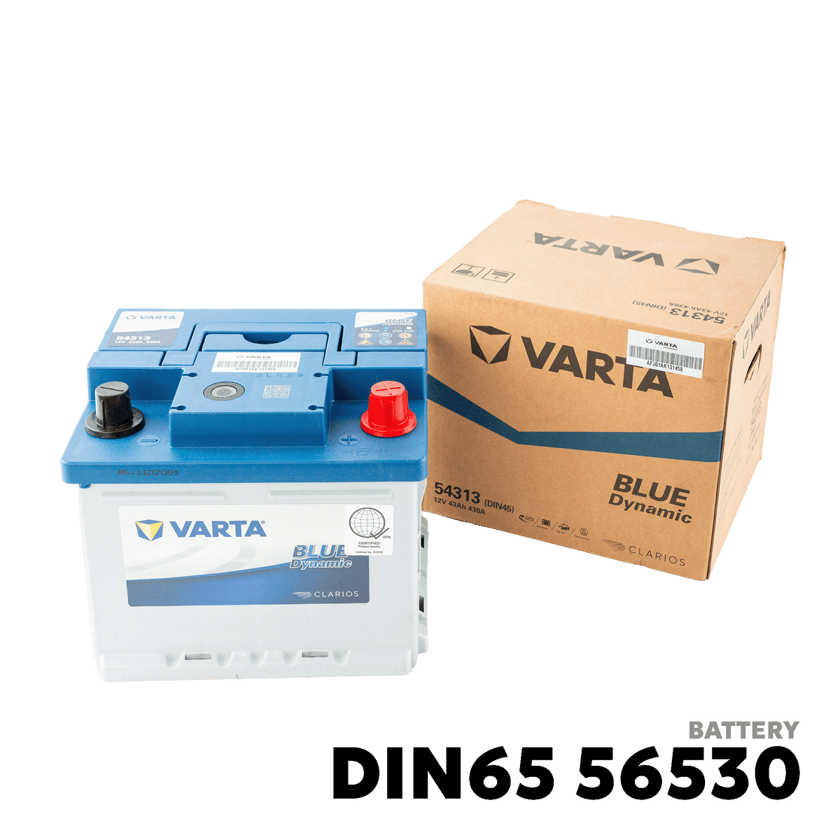 2012 - 2019 FORD FOCUS GAS BATTERY - VARTA - DIN65 56530