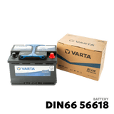 2005 - 2019 FORD FOCUS DSL BATTERY - VARTA - DIN66 56618