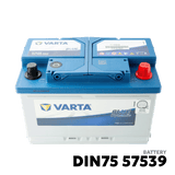 2012 - 2022 FORD RANGER XL / XLS / XLT BATTERY - VARTA - DIN75 57539