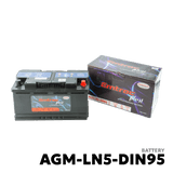2010 - 2026 BMW 5 / 7 SERIES / X5 / X6 BATTERY - EMTRAC PLUS - AGM-LN5-DIN95