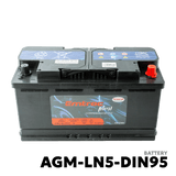2010 - 2026 BMW 5 / 7 SERIES / X5 / X6 BATTERY - EMTRAC PLUS - AGM-LN5-DIN95