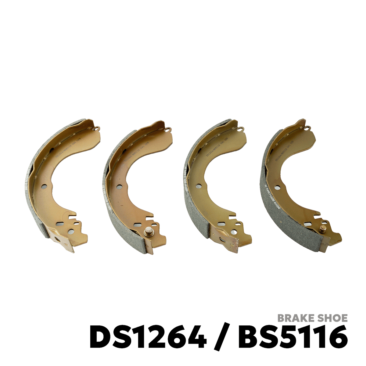 2018 - 2026 MITSUBISHI XPANDER / CROSS BRAKE SHOE - BENDIX DS1264 / BS5116