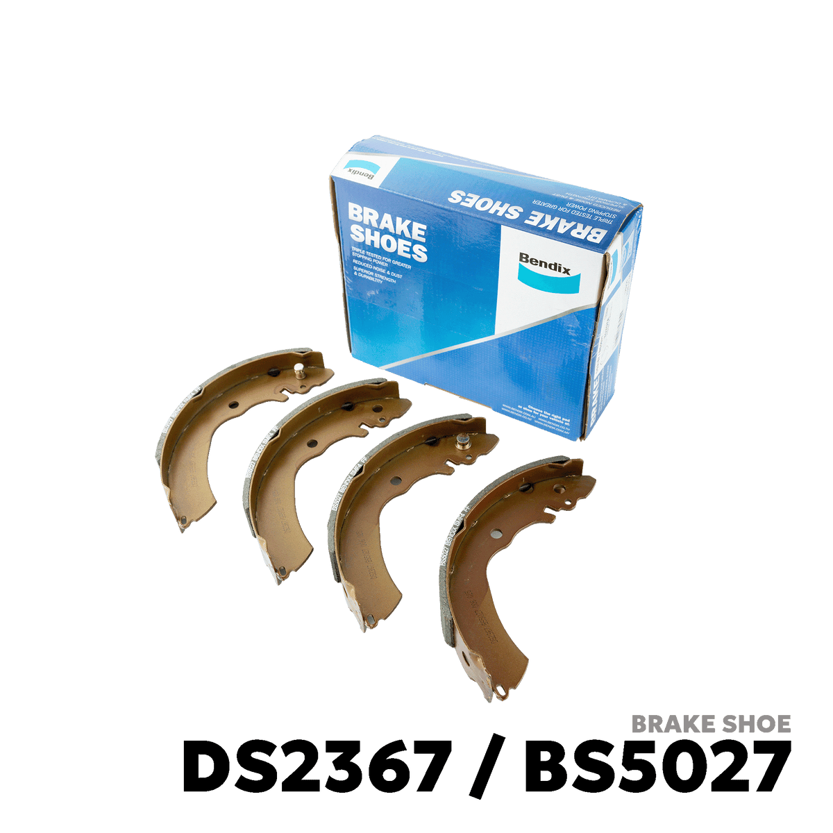 2006 - 2022 TOYOTA AVANZA BRAKE SHOE - BENDIX DS2367 / BS5027
