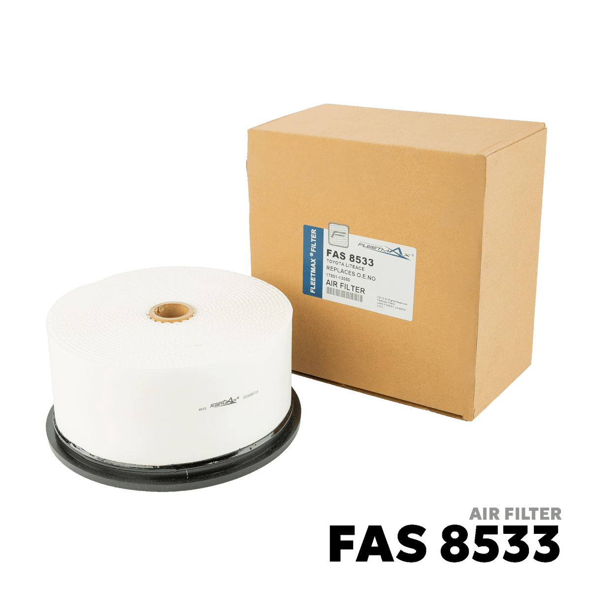 1989 - 1995 TOYOTA LITE ACE 5K, 7K ENGINE AIR FILTER - FLEETMAX FAS 8533