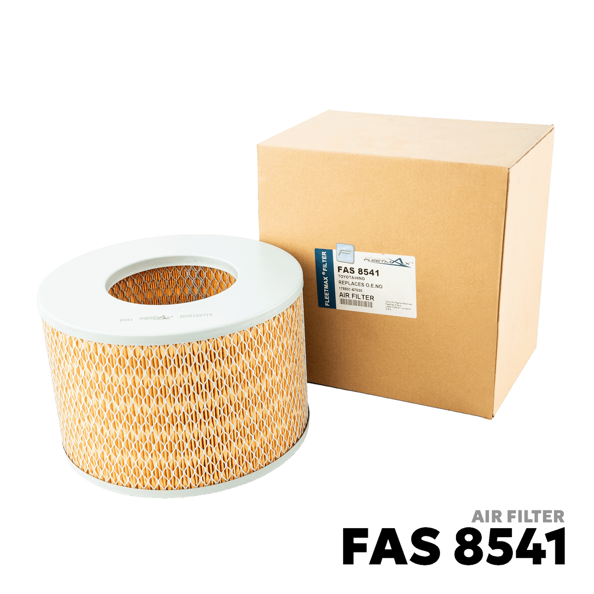 1996 - 2002 TOYOTA LAND CRUISER PRADO DSL ENGINE AIR FILTER - FLEETMAX FAS 8541