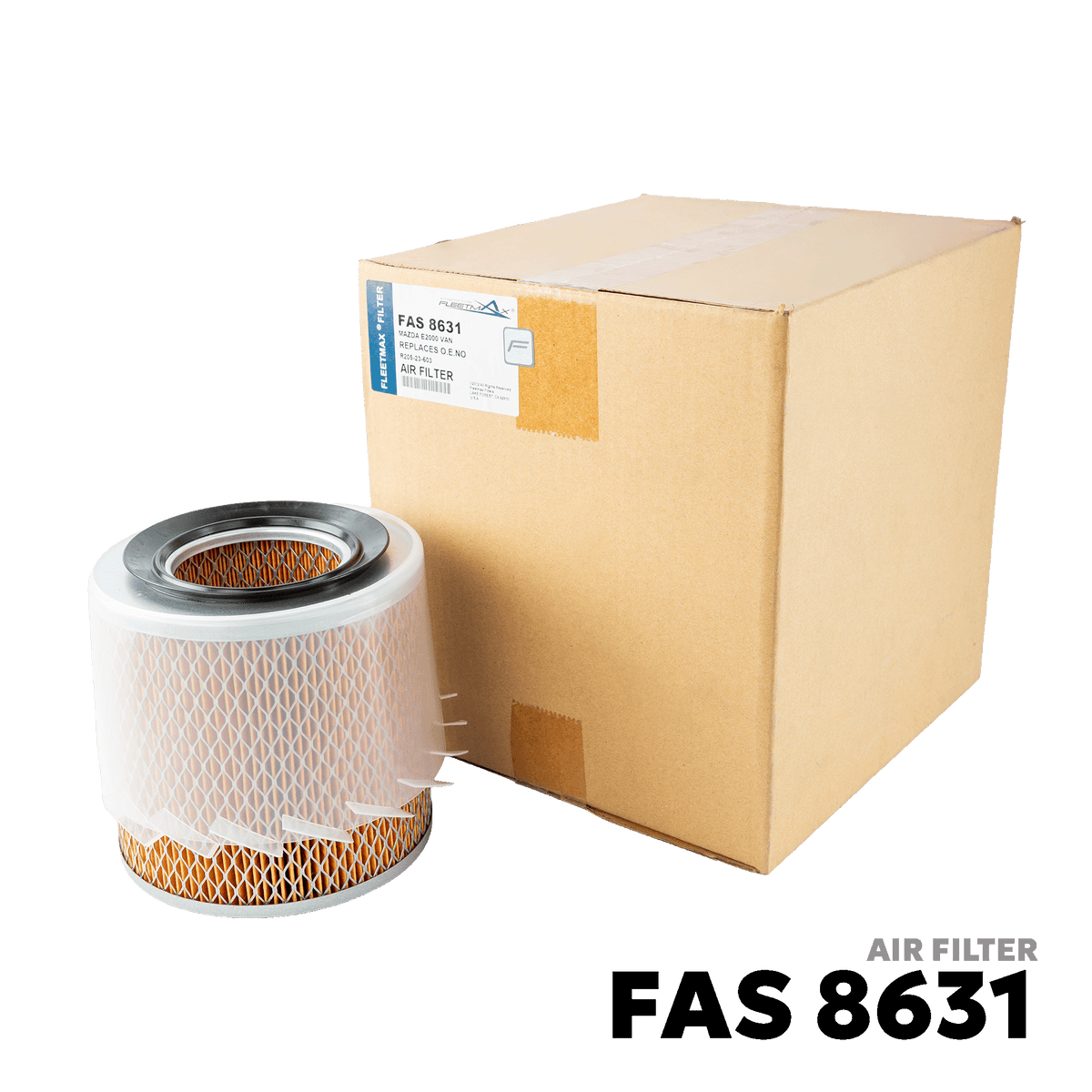 1990 - 1999 MAZDA BONGO E2000 ENGINE AIR FILTER - FLEETMAX FAS 8631