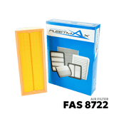 2014 - 2018 VOLKSWAGEN JETTA ENGINE AIR FILTER - FLEETMAX FAS 8722