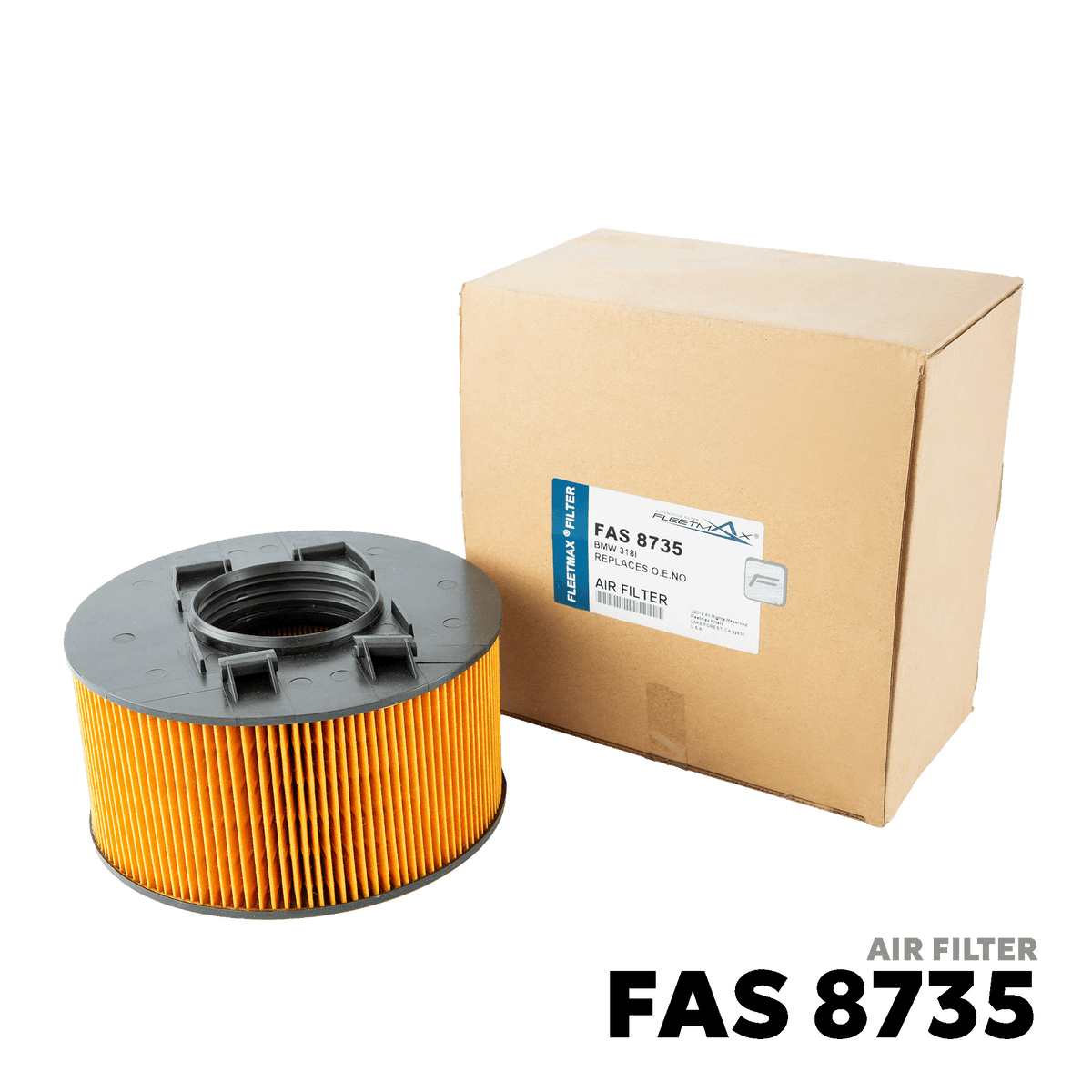 2002 - 2005 BMW 316i ENGINE AIR FILTER - FLEETMAX FAS 8735