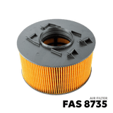 2002 - 2005 BMW 316i ENGINE AIR FILTER - FLEETMAX FAS 8735
