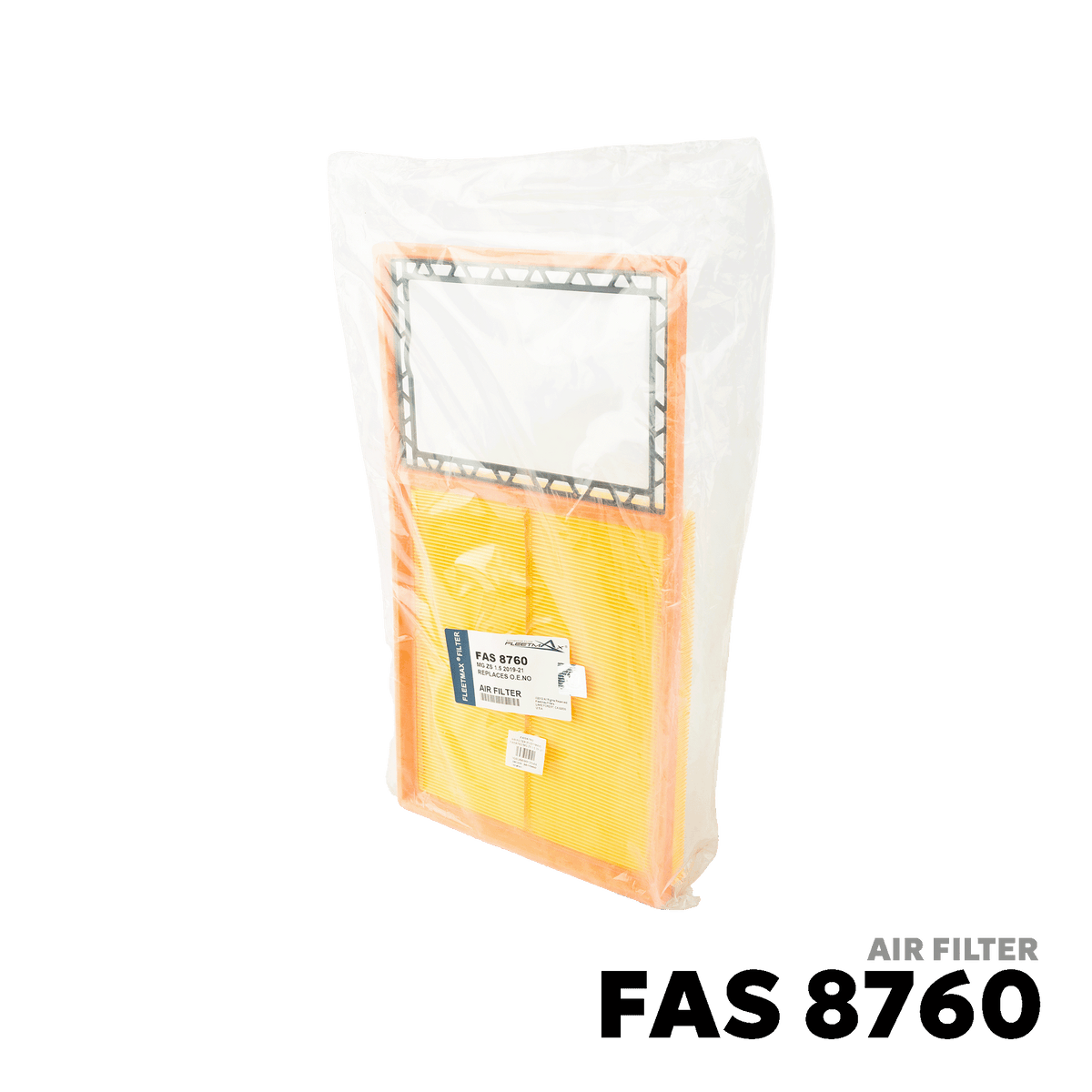 2019 - 2022 MG ZS 1.5 GAS ENGINE AIR FILTER - FLEETMAX FAS 8760