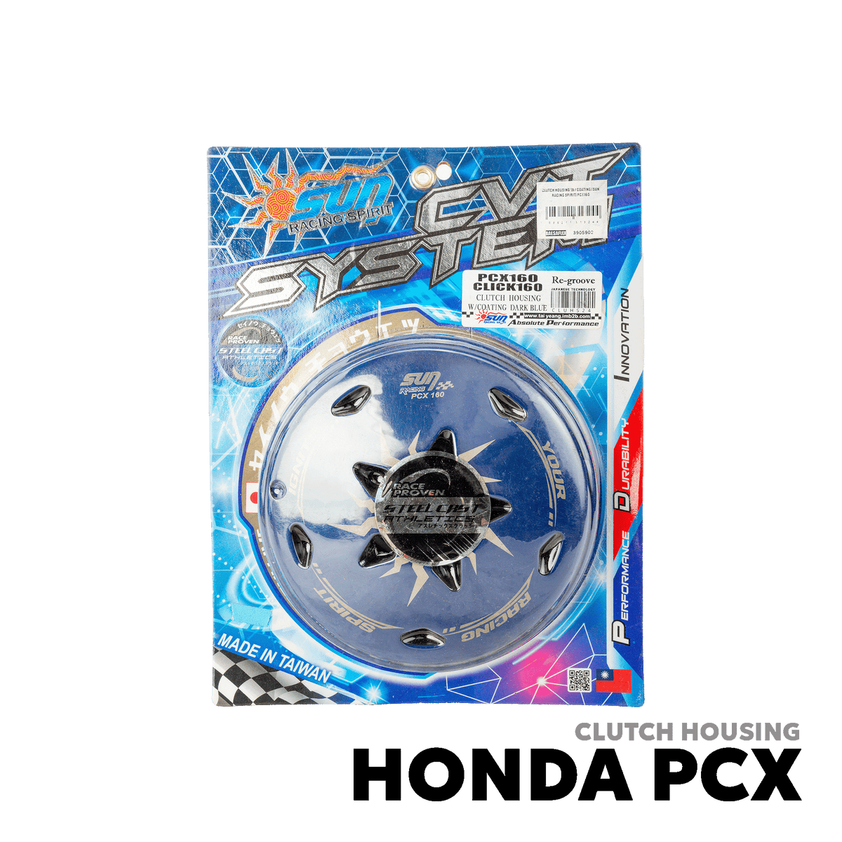 2022 - 2026 HONDA CLICK 160 CLUTCH HOUSING - SUN RACING SPIRIT - HONDA PCX