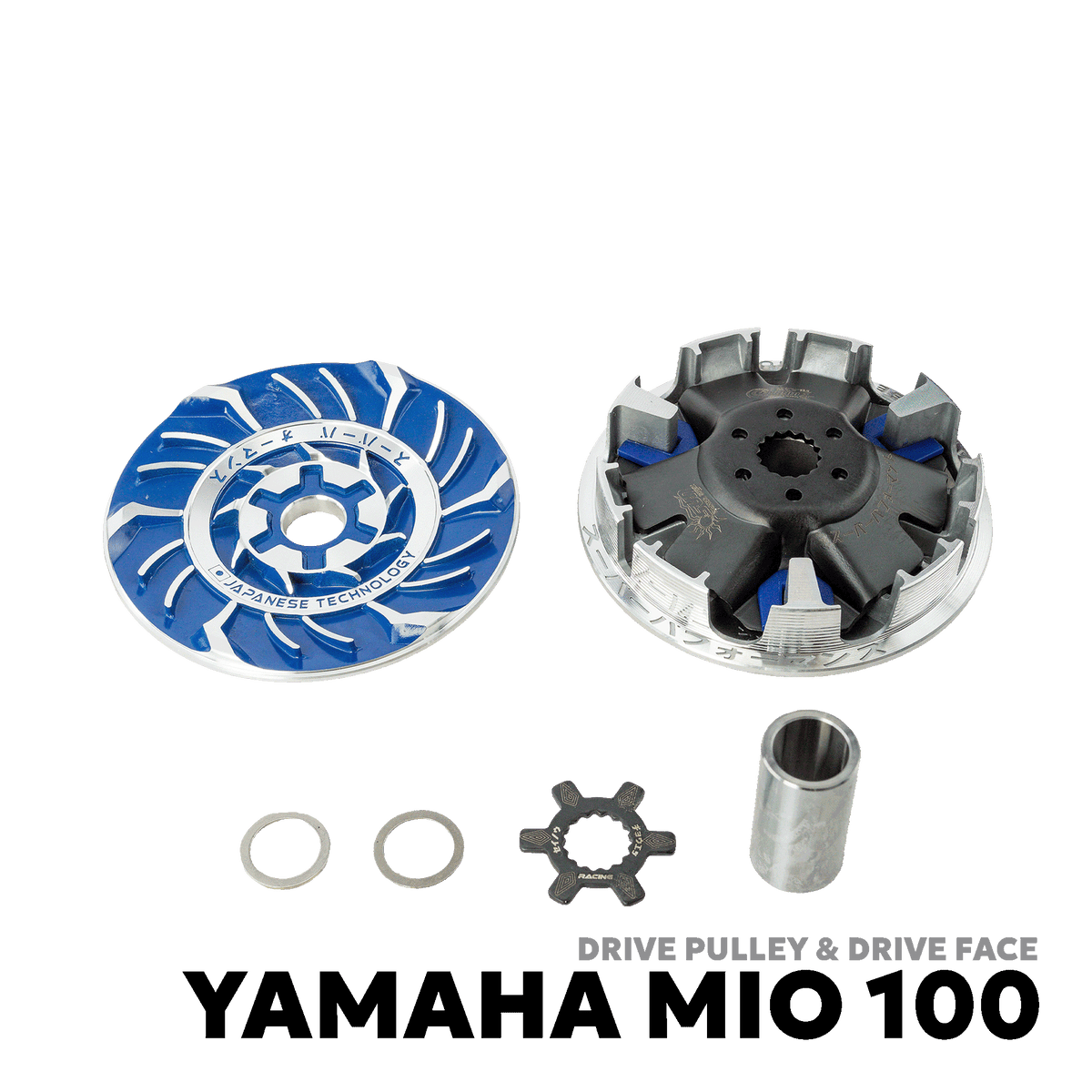 2007 - 2026 YAMAHA MIO SPORTY 115 / AMORE DRIVE PULLEY / FACE - SUN RACING SPIRIT - YAMAHA MIO 100